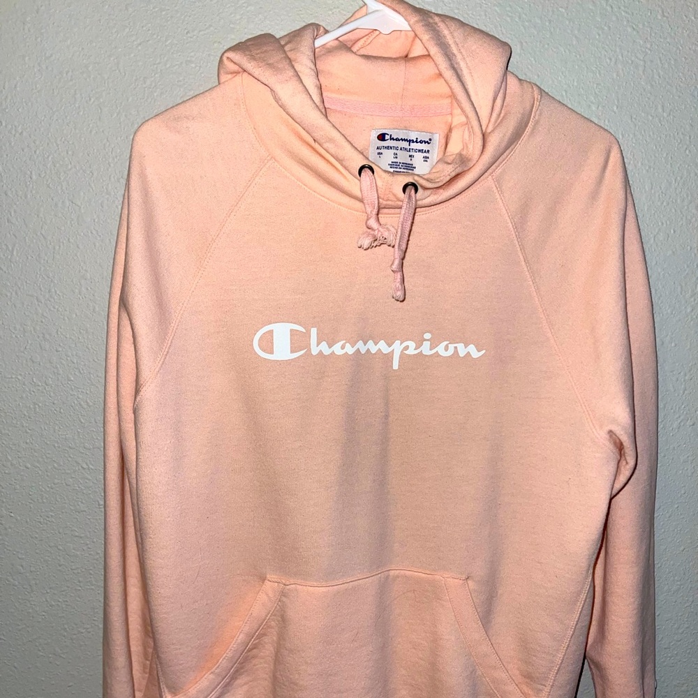 Pink Champion Pullover Sweatshirt